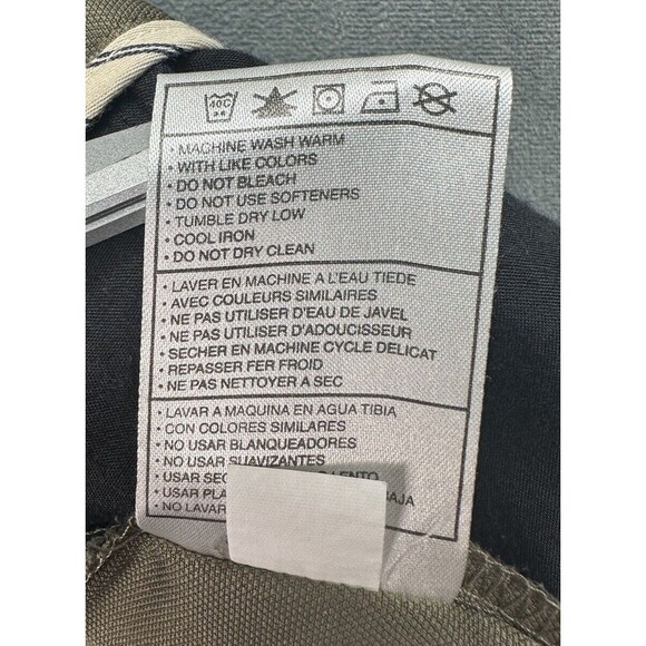 Nike Golf DriFit Mens Shorts Size 40 Tan Khaki Chino Zip Fly Pleated STAINS - Picture 8 of 16